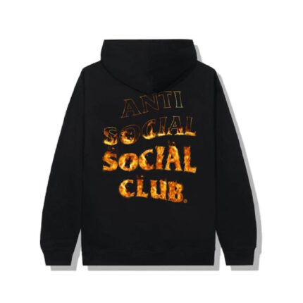 Anti Social Social Club A Fire Inside Flame Hoodie