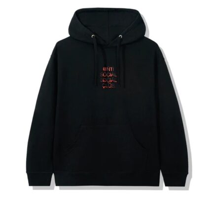 Anti Social Social Club ASSC999 Hoodie – Black 1