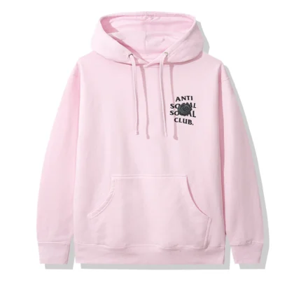 Anti Social Social Club Bat Emoji Hoodie – Pink 1