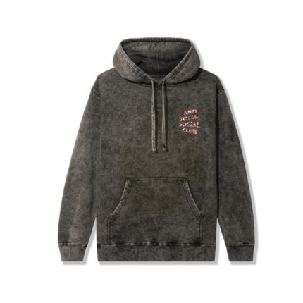 Anti Social Social Club Bed Hoodie – Black Wash 1