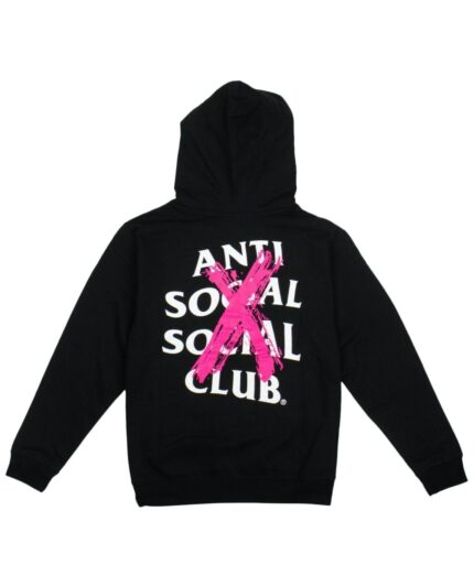 Anti Social Social Club Cancelled Hoodie – Black Pink X