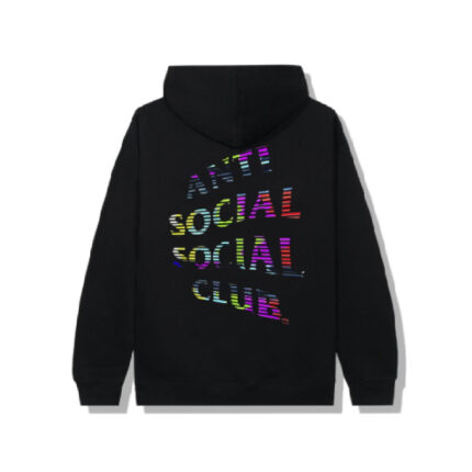 Anti Social Social Club Fuzzy Connection Hoodie – Black