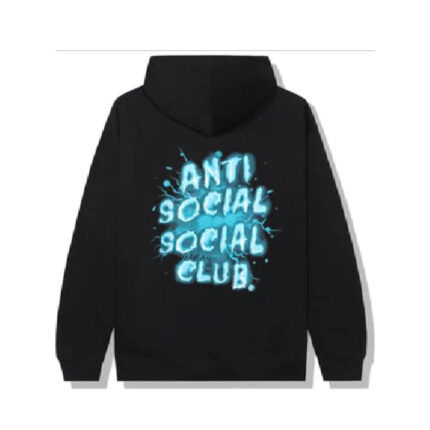 Anti Social Social Club I See Blue Splash Hoodie – Black
