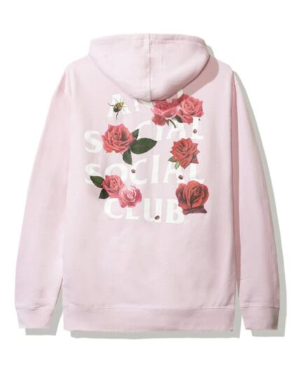 Anti Social Social Club Smells Bad Hoodie – Pink