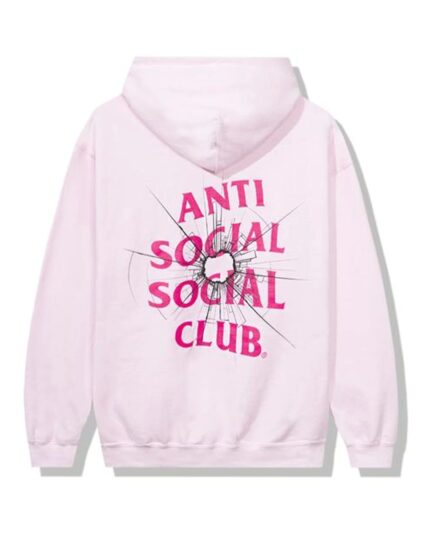 Anti Social Social Club Theories Hoodie – Pink