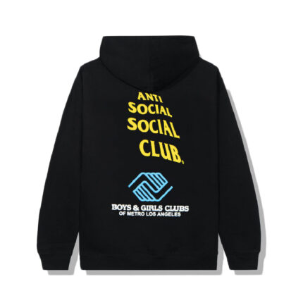 Anti Social Social Club x BGCMLA Hoodie SS21 – Black