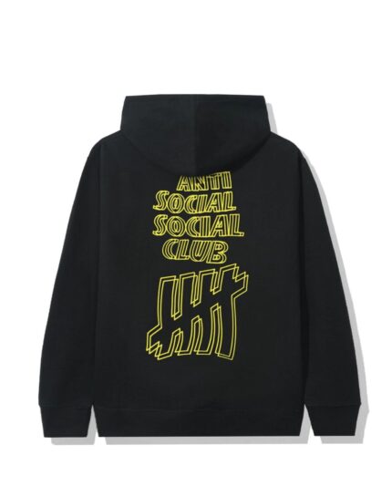 Anti Social Social Club x Undefeated Hoodie – Black