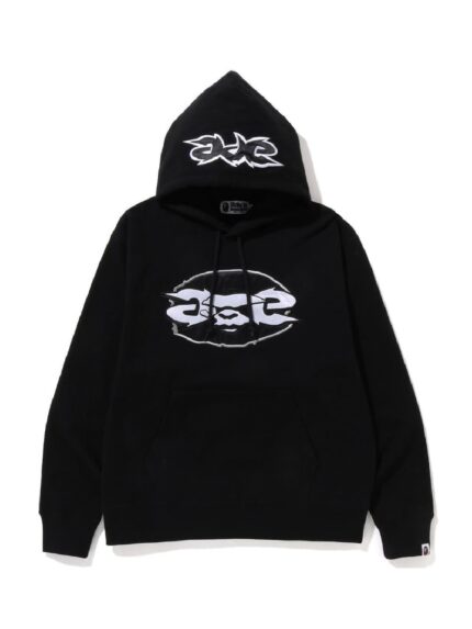 BAPE Ape Relaxed Fit Pullover Hoodie FW22 – Black