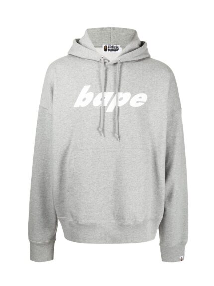 BAPE Graphic print Oversized Hoodie – Grey