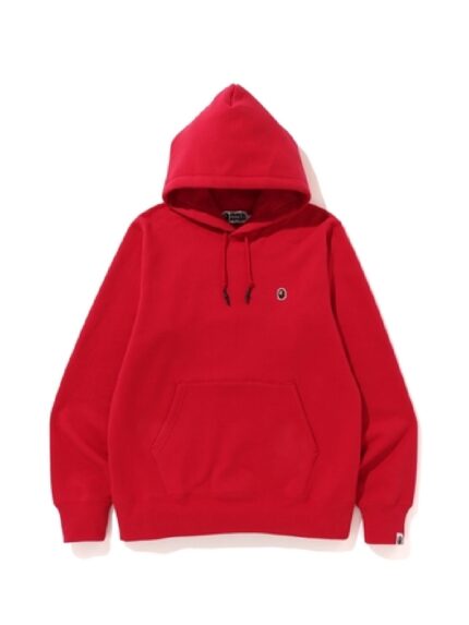 BAPE One Point Pullover Hoodie – Red