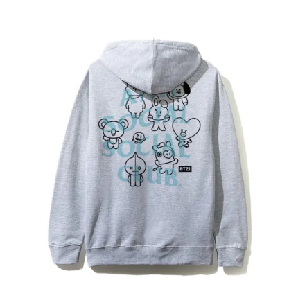 BT21 x ASSC Traceable Hoodie – Grey