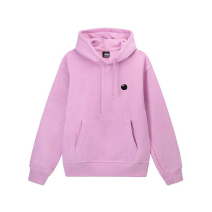 8 Ball Embroidered Hoodie – Pink
