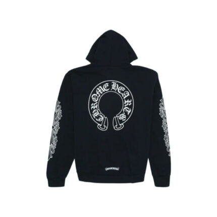 Chrome Hearts Horse Shoe Floral Pullover Hoodie