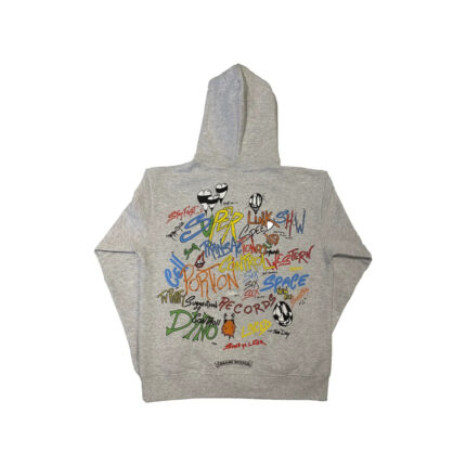 Chrome Hearts Matty Boy Brain Hoodie – Grey