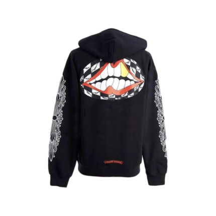 Chrome Hearts Matty Boy Flower Chomper Hoodie – Black