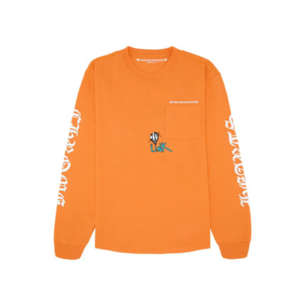 Chrome Hearts Matty Boy Link Build Crewneck Sweatshirt – Orange 1