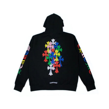 Chrome Hearts Multi Color Cross Cemetery Pullover Hoodie