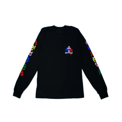 Chrome Hearts Multi Color Cross Cemetery Sweatshirt – Black 1