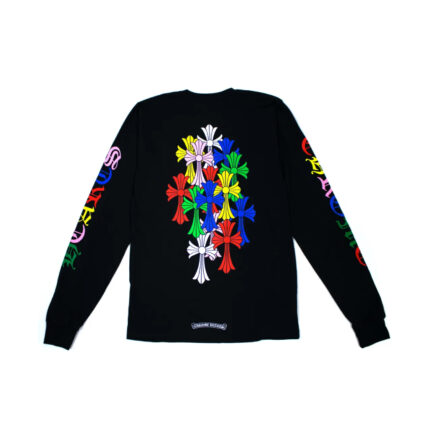 Chrome Hearts Multi Color Cross Cemetery Sweatshirt – Black