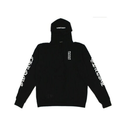 Chrome Hearts Vertical Logo Unisex Pullover Hoodie