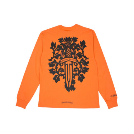 Chrome Hearts Vine Dagger Sweatshirt – Orange