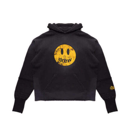 Drew House Mascot Deconstructed Hoodie – Black