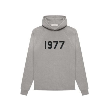 Fear of God Essentials Knit Hoodie – Dark Oatmeal