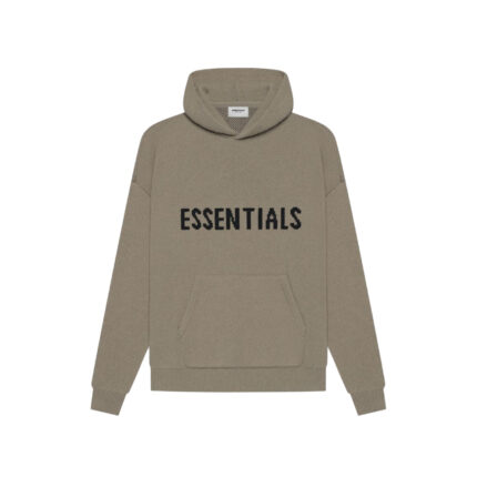 Fear of God Essentials Knit Pullover Hoodie – Taupe – SS21