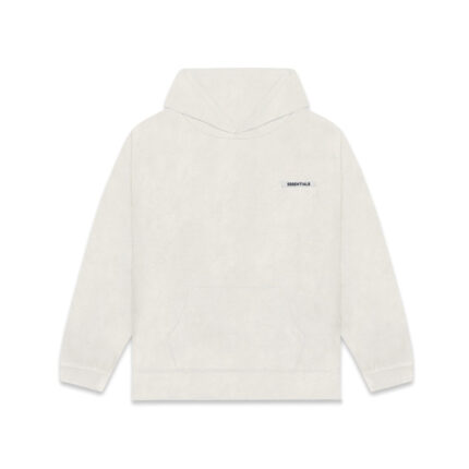 Fear of God Essentials Polar Fleece Hoodie White 1