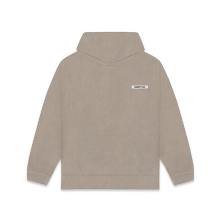 Fear of God Essentials Polar Fleece Hoodie – Taupe – FW20