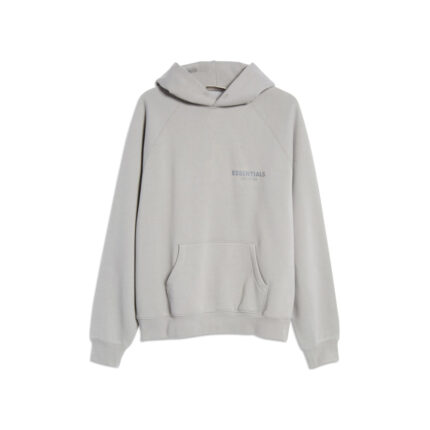 Fear of God Essentials Pullover Hoodie – Cement – FW21