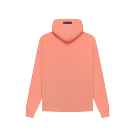 Fear of God Essentials Relaxed Hoodie – Coral – FW22 1