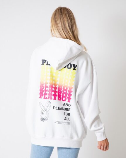 Play Boy 3D Stacked Hoodie for Women3