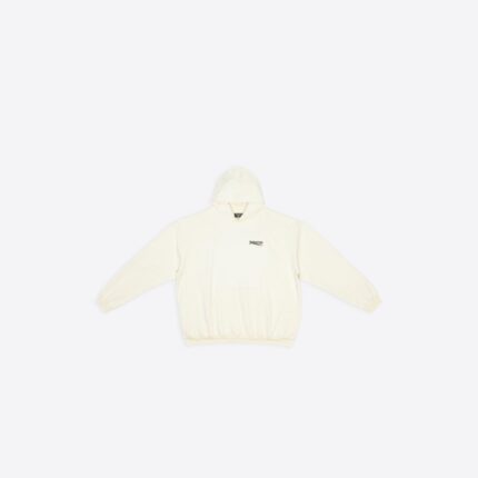 Political Campaign Large Fit Hoodie Beige 1