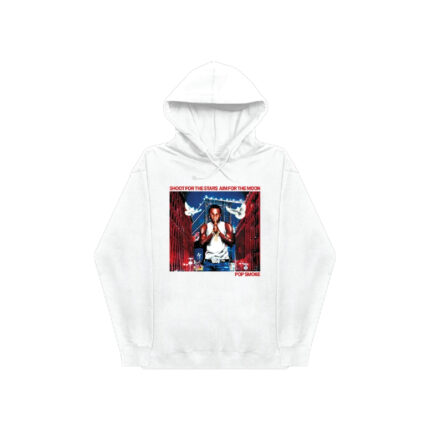 Pop Smoke x Vlone City Hoodie – White