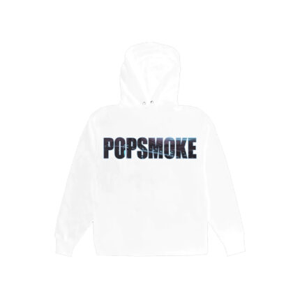 Pop Smoke x Vlone Wraith Hoodie – White