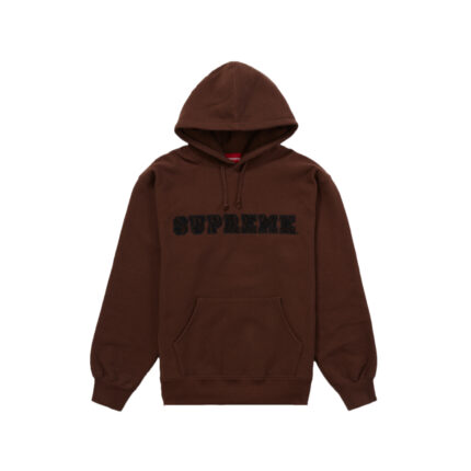 Supreme Lace Hooded Sweatshirt – Dark Brown 1