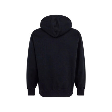 Supreme Logo Embroidery Hoodie – Black 1