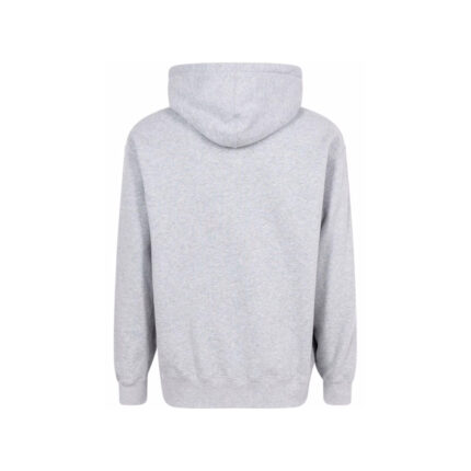 Supreme Logo Embroidery Hoodie – Grey 1