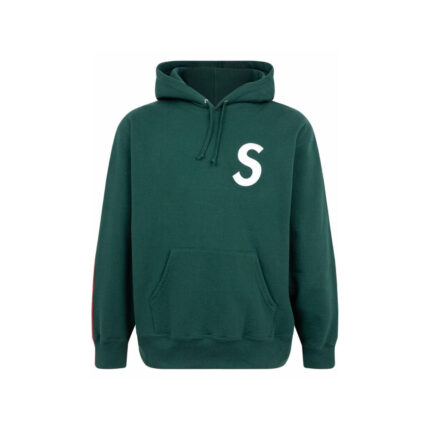 Supreme S Logo Split Hoodie – Green