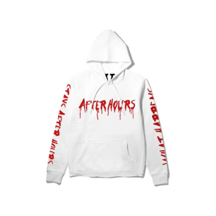 The Weeknd x Vlone What Happens After Hours Hoodie – White