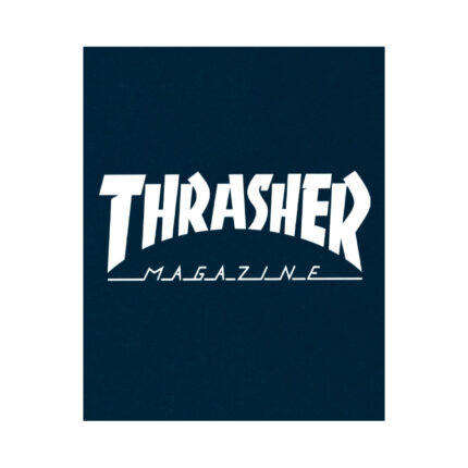 Thrasher Magazine Logo Zip Hoodie – Navy