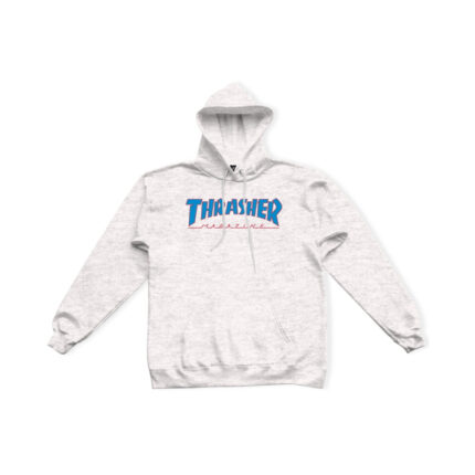 Thrasher Outlined Hoodie – Gray