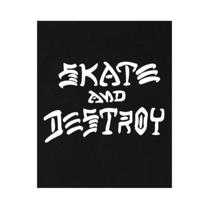 Thrasher Skate And Destroy Hoodie Black 1