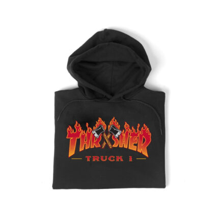 Thrasher Truck 1 Hoodie – Black 1