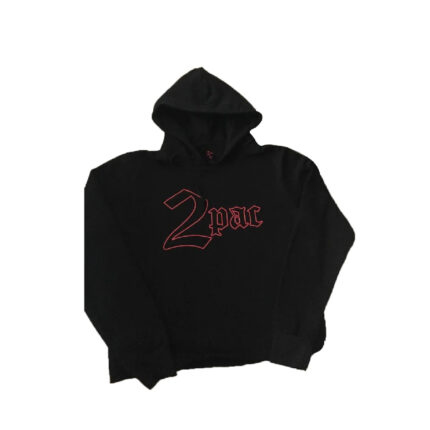 Tupac x Vlone 2pac Hoodie – Black