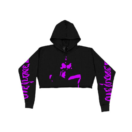 Vlone Mirage Purple Hoodie – Black – Womens