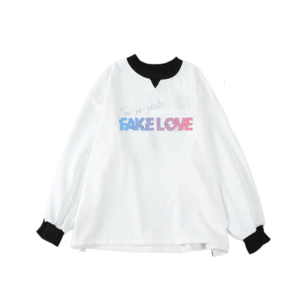 BTS Fake Love Unisex Pullover Cotton Hoodie 1