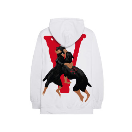City Morgue x Vlone Dogs Hoodie White 1