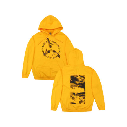 Death Grips Peace Pullover Hoodie Gold
